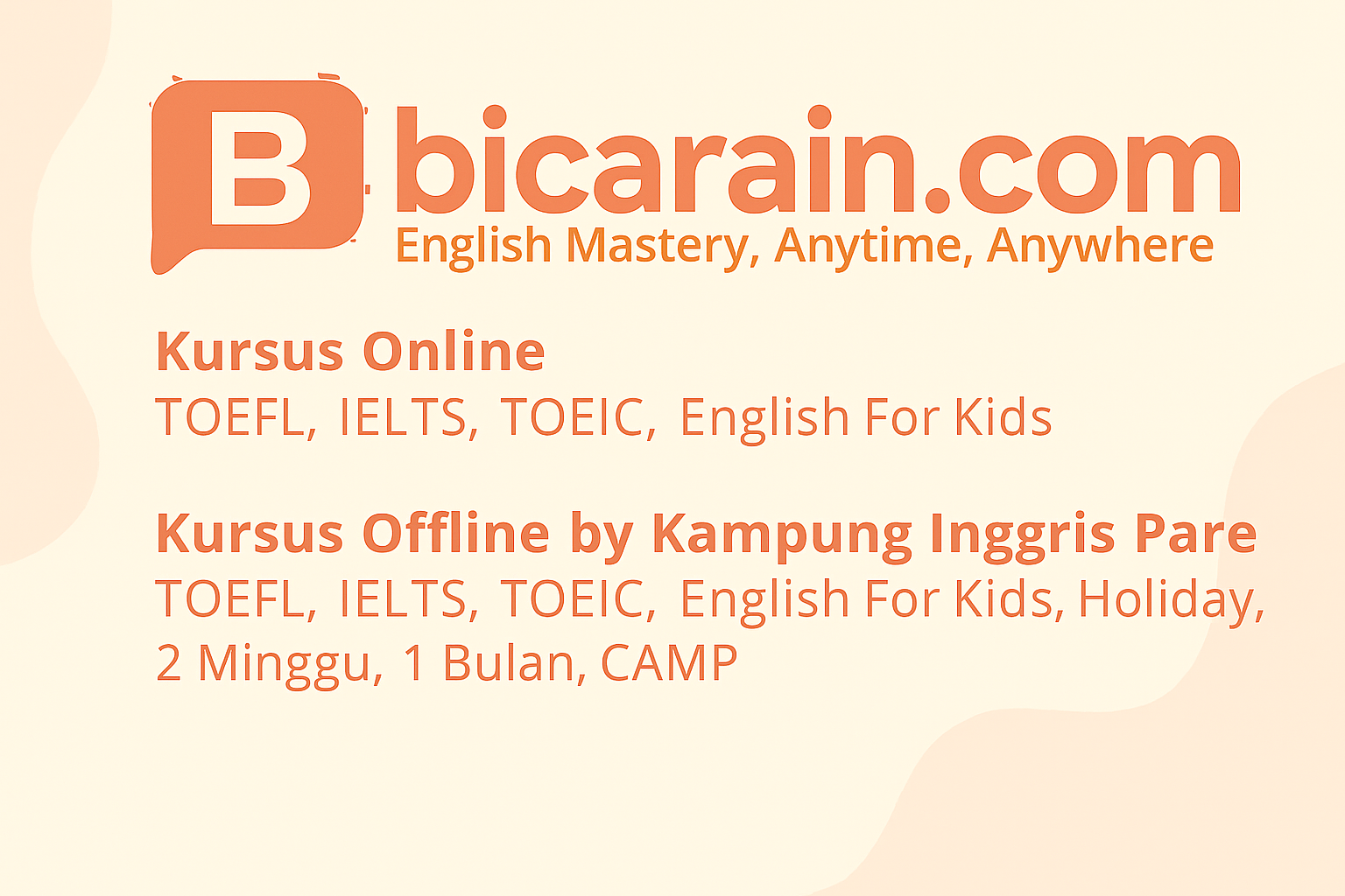 Kursus Bahasa Inggris Online Kampung Inggris